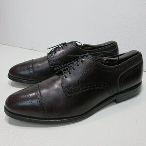 Allen Edmonds Sanford Cap Toe Oil Tanned Leather Dress Oxfords Shoes Mens 10.5 C